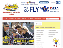 Tablet Screenshot of kansascitykidsguide.com